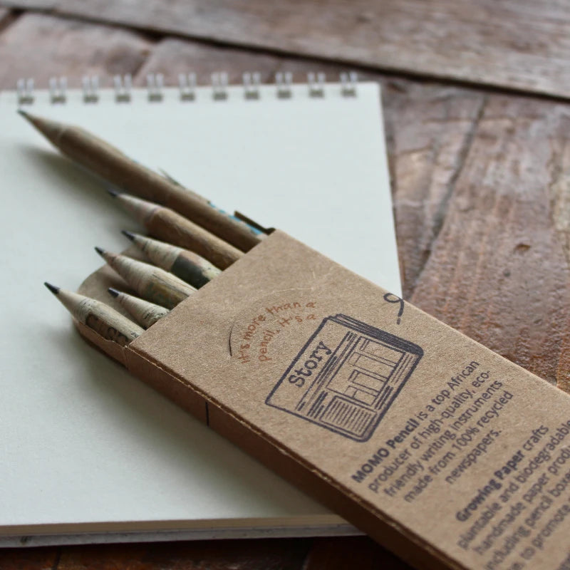 MOMO Recycled Newspaper Pencils