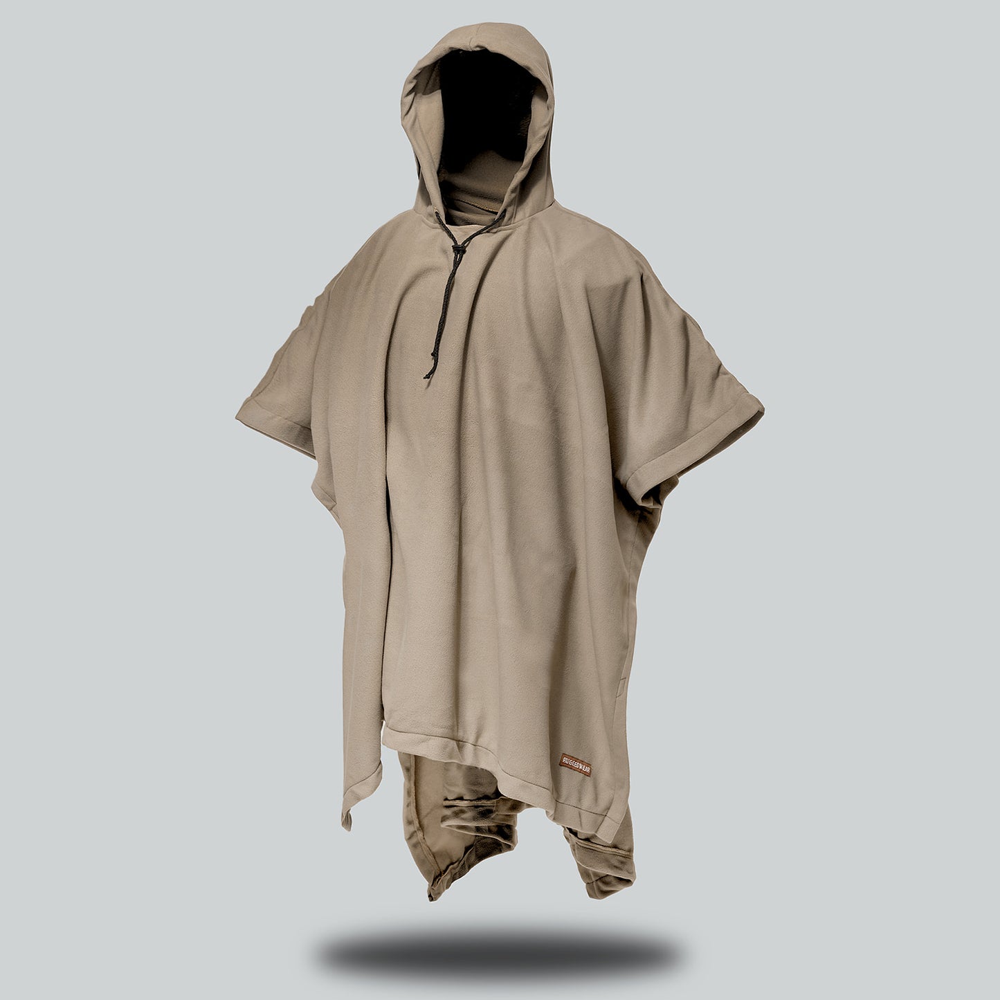 Ruggedwear Polar Fleece Poncho - Stone