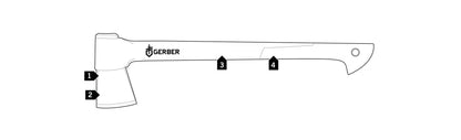Gerber 17.5" Freescape Camp Hatchet