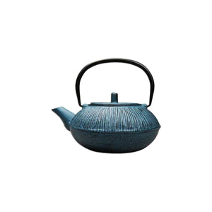 CAST IRON TEA POT 850ML BLUE 21763