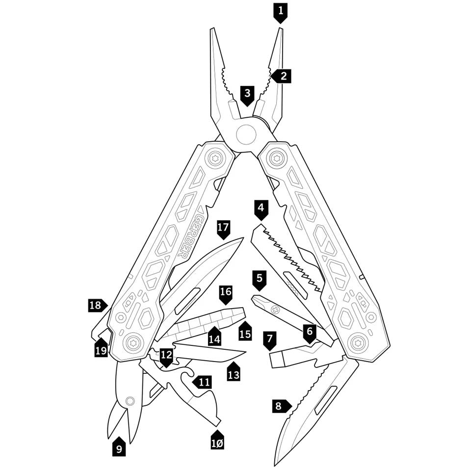 Gerber Truss 17-in-1 Multi-Tool