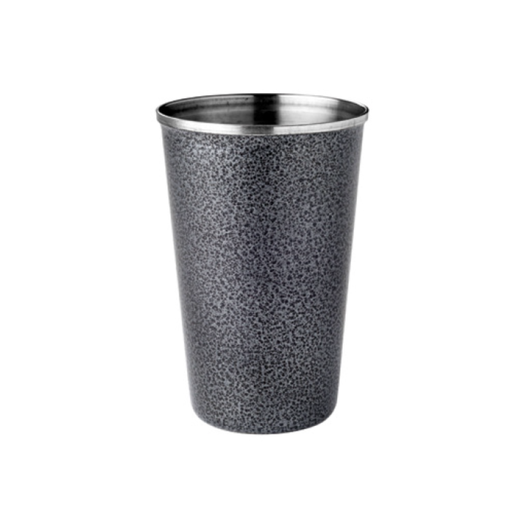 Stainless Steel Tumbler Hammertone 330ml Silver