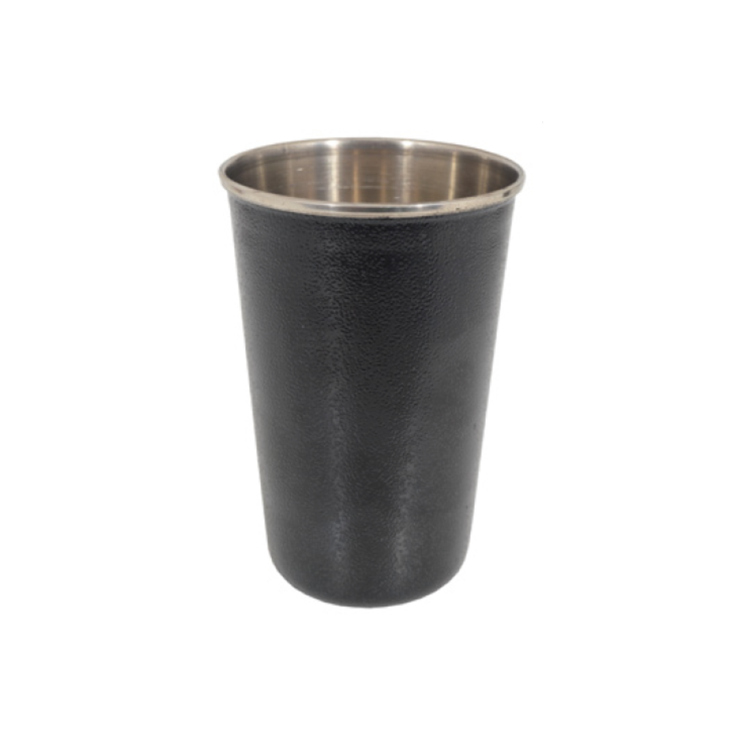 Stainless Steel Tumbler Hammertone 330ml Black
