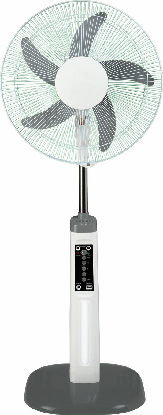 Ultratec Hurricane Rechargeable Fan with LED Light