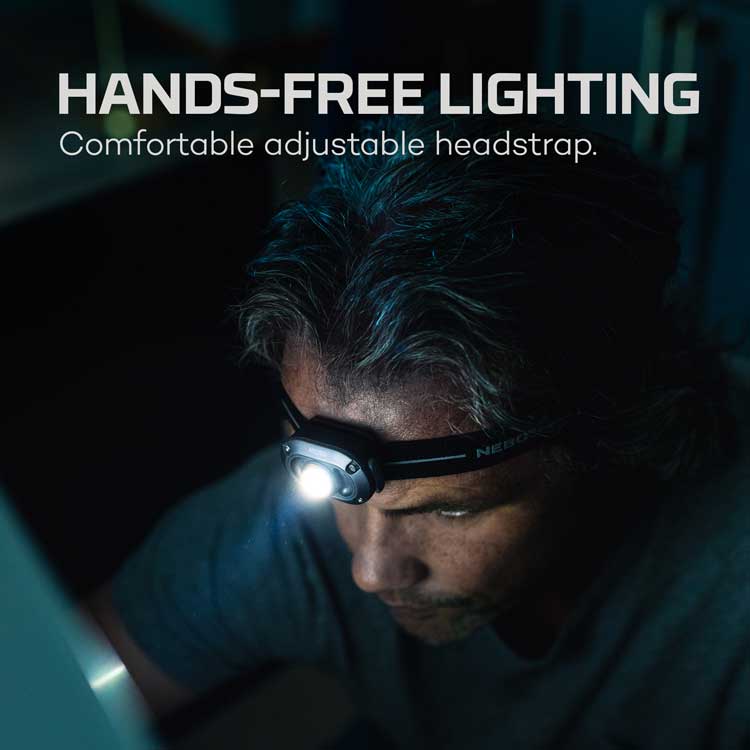 Nebo Mycro 250 Rechargeable Headlamp 2 Pack