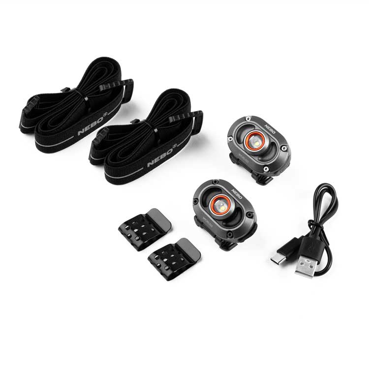 Nebo Mycro 250 Rechargeable Headlamp 2 Pack