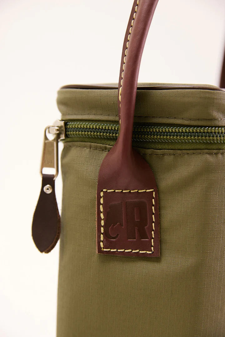 Rogue Wine Cooler Leather Detail