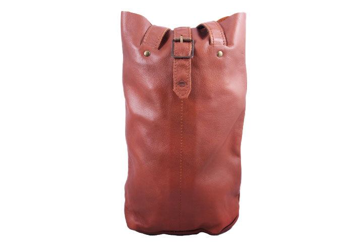 Leather Wine Sling Bag