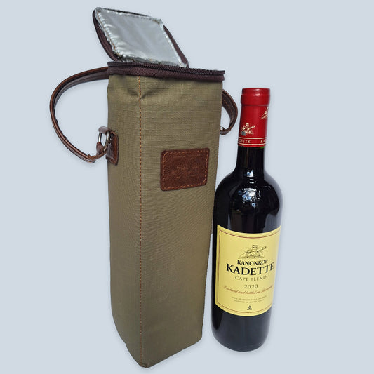 Canvas Wine Bag - 1 Bottle