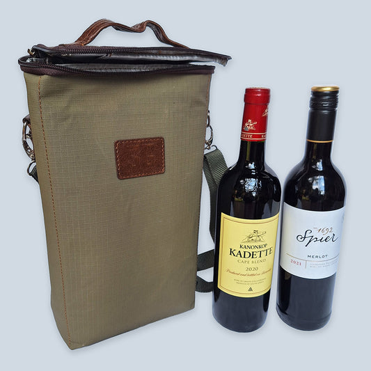 Canvas Wine Bag - 2 Bottle